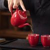 Théière chinoise rouge