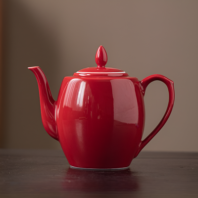 Théière chinoise rouge