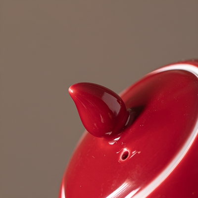 Théière chinoise rouge