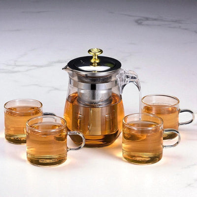 Théière chinoise en verre