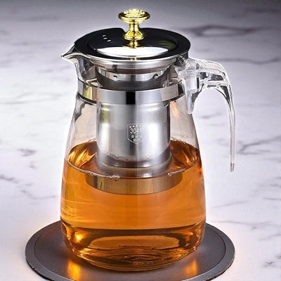 Théière chinoise en verre