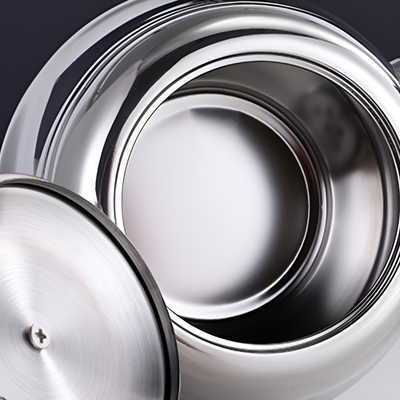 Théière design inox