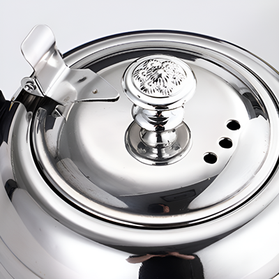Théière design inox