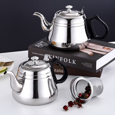 Théière design inox
