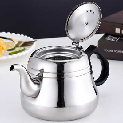 Théière design inox