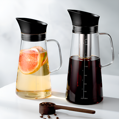 Théière filtrante thé glacé filtre inox