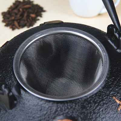 Théière en fonte lotus