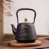 Théière en fonte vintage