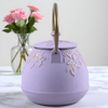 Théière en fonte violet