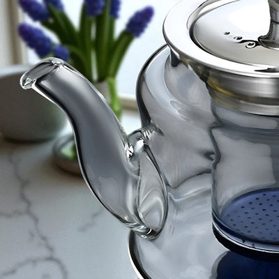 Théière individuelle en verre