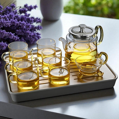 Théière individuelle en verre