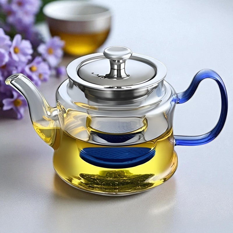 Théière individuelle en verre
