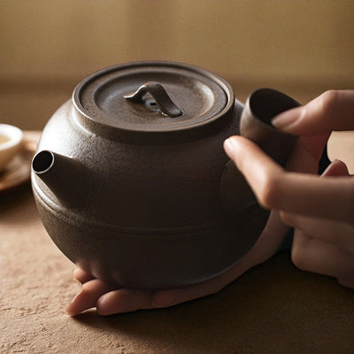 Théière japonaise anse laterale