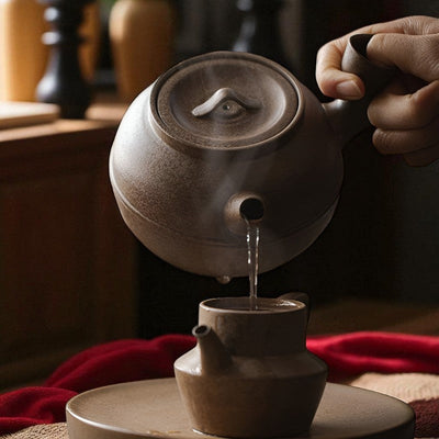 Théière japonaise anse laterale