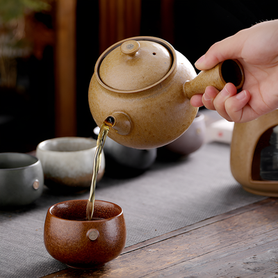 Théière japonaise en grès