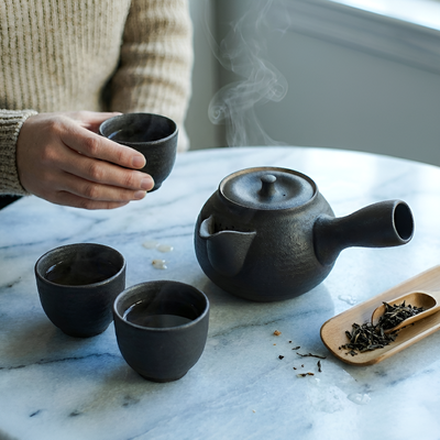 Théière japonaise noire