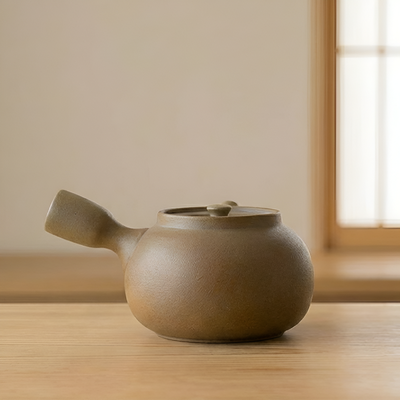 Théière japonaise en poterie