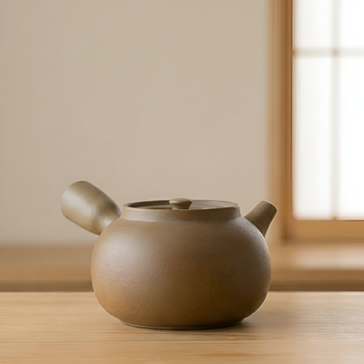 Théière japonaise en poterie
