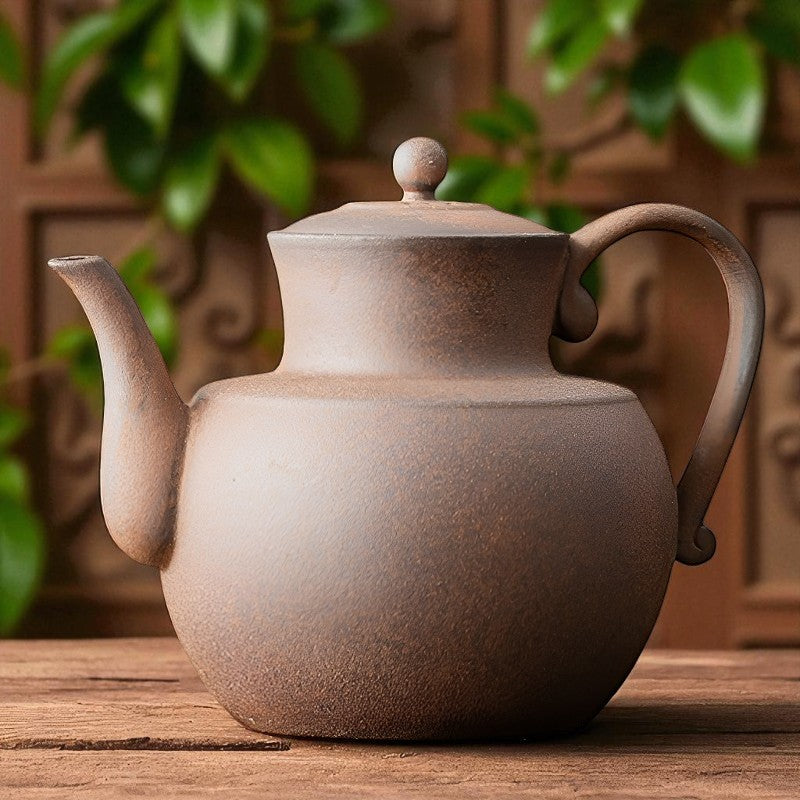 Théière japonaise en terre cuite
