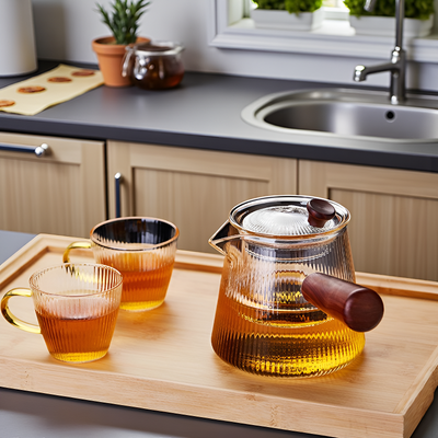 Théière japonaise transparente