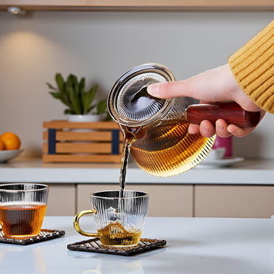 Théière japonaise transparente