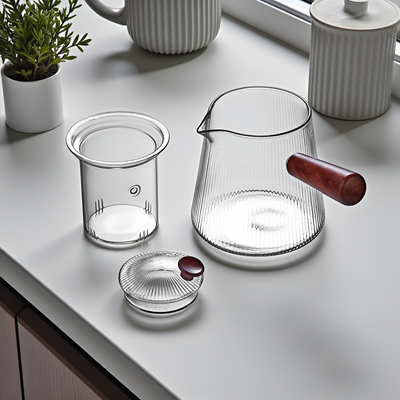 Théière japonaise transparente