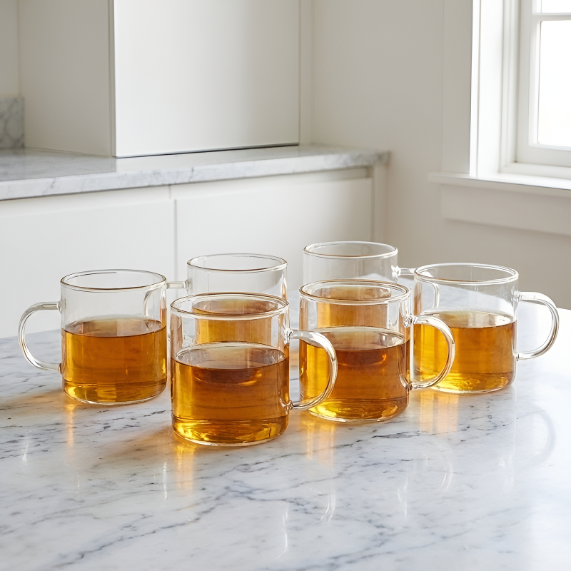 Théière minimaliste transparente