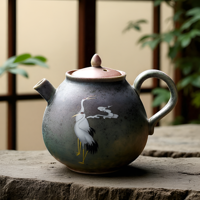 Théière noir ancienne