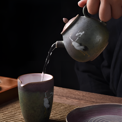 Théière noir ancienne