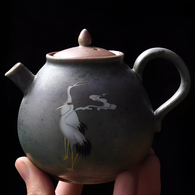 Théière noir ancienne