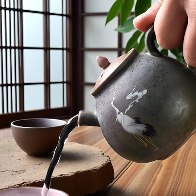 Théière noir ancienne