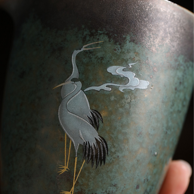 Théière noir ancienne