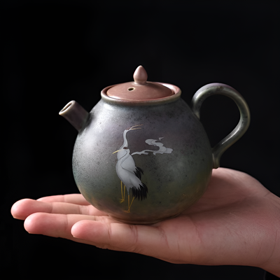 Théière noir ancienne