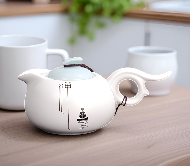 Théière originale porcelaine
