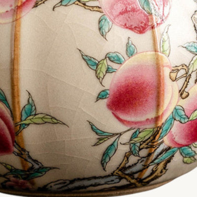 Théière pivoine céramique