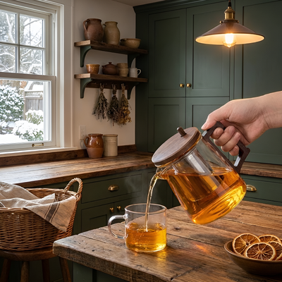 Théière transparente 1 personne