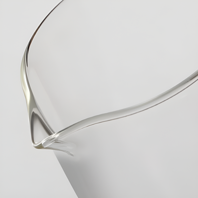 Théière transparente élégante