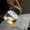 Théière transparente induction