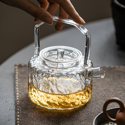 Théière transparente induction