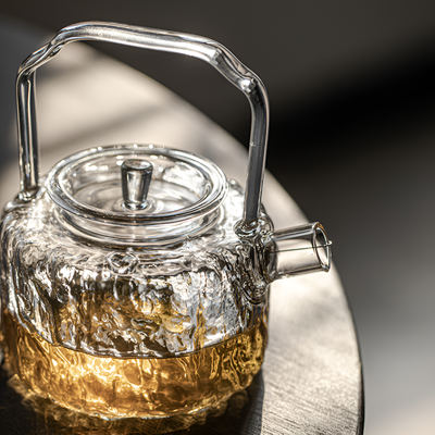 Théière transparente induction