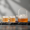 Théière transparente induction