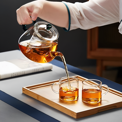 Théière transparente simple