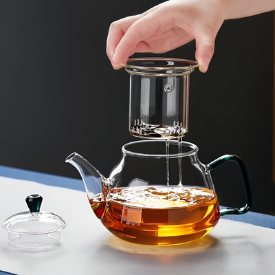 Théière transparente simple