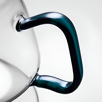 Théière transparente simple