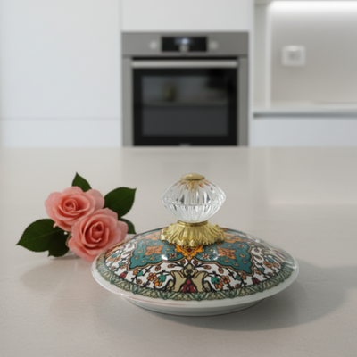 Théière turc verte