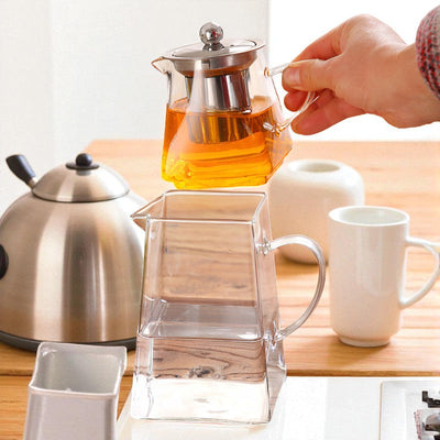 Théière turque transparente