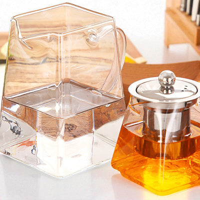 Théière turque transparente