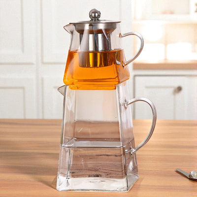 Théière turque transparente