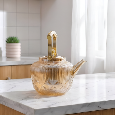 Théière en verre design