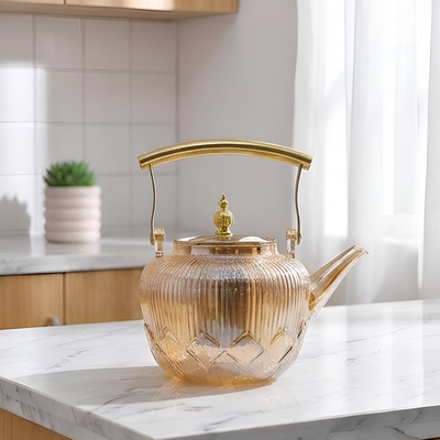 Théière en verre design